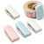 Washi Tape Cutter Set of 5, Mini Tape Dispenser, Portable Masking Tape Cutting Tool, Cute Washi Cutter Clip for Home Office School (Random Color)