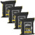 Men's Charcoal Face + Body Cleansing Wipes - 4 Pack (120ct)