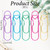 LXUEJIE 20 Pcs Colorful Metal Pen Clips, 2.8 Inch Pen Holder Clips for Notebook Papers Journal Book Jumbo Office Supplies (Gold/Purple/Pink/Blue/Gree
