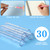 Gjinxi 30 Pieces Pencil Tip Protector Cover, Plastic Pencil Caps, Clear Pencil Toppers Pencil Extender for Wooden Pencils Extender Holders Stationery