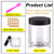 8oz Plastic Jars with Lids 8 oz Plastic Containers with Lids + 20g Sample Containers (Set of 24) Airtight Container for Lip Scrub, Body Butters, Crea