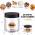 8oz Plastic Jars with Lids 8 oz Plastic Containers with Lids + 20g Sample Containers (Set of 24) Airtight Container for Lip Scrub, Body Butters, Crea