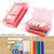 Nuozme Double Layer Large Capacity Pencil Box,Plastic Translucent Pencil Box, Hard Pencil Cases with Snap-Tight Lid for Pens, Pencils, School Supplie