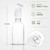 MMonDod 25 Pack 1.7oz/50ml Plastic Empty Bottles Clear Travel Containers Travel Size Bottles with Flip Cap Squeezable Refillable Toiletry (clear)