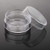 100 Count 10g Sample Jars with Lids Makeup Jars Plastic Lip Scrub Containers TSA Approved Cosmetic Containers for Traveling - Clear
