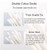 Cotton Swabs 800 Pieces, Double Precision Tips with Paper Stick, 4 Packs of 200 Pieces (Pointed+Spiral Head)
