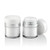 Furnido 2 Pack 1.7 oz Refillable Airless Pump Jars With Lid, Empty Acrylic Makeup Cosmetic Containers for Thick Moisturizer, Travel Lotion, Skincare,
