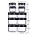 Onwon 10 Pieces Empty Clear Plastic Makeup Sample Containers with 2 Pieces Mini Spatula 3/5 / 10/15 / 20 Gram Size Cosmetic Pot Jars with Screw Cap L