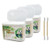 900pcs Bamboo Cotton Swabs, Biodegradable Wooden Cotton Buds