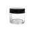 30g 30ml/1oz Refillable Black and White Plastic Screw Cap Lid with Clear Base Empty Cosmetic Jars for Nail Powder Bottles Eye Shadow Container Lot Po