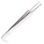 BEUKING Acne Blemish Blackhead Comedone Stainless Steel Nipper Blemish Extractor Tool for Remove Blackhead Acne Whitehead Pimple Bend Curved Tweezers