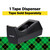 Scotch C-38 Desktop Tape Dispenser, Black, 1-Inch Core, Weighted Non-Skid Base