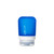 humangear GoToob+ (Small) | Refillable Silicone Travel Bottle | Locking Lid | Food-Safe Material | Dark Blue, Small (1.7 fl.oz; 53ml)