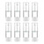 longway 0.5Oz 15ml Clear Airless Cosmetic Cream Pump Bottle Travel Size Dispenser Refillable Containers/Foundation Travel Pump Bottle for Shampoo (PA