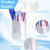 AojSup 24 Pcs Pen Holder Pen Cups for Desk Organizers and Storage Stationery Plastic Matte Pencil Holder Cups Ins Style Transparent for Office School