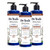 Dr Teal's 24 Hour Moisture+ Body Lotion, Coconut Oil & Essential Oils, 18 fl oz (Pack of 3)