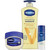 Vaseline Intensive Care Essential Healing Body Lotion, 20.3 oz, Bundled with Petroleum Jelly Original, 7.5oz, and All-Over Body Balm Stick, 1.4 oz -