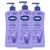 Vaseline Intensive Care Calm Healing Body Lotion 3 count for Dry Skin Made with Ultra-Hydrating Lipids and Lavender Extract to Heal and Restore Dry S