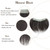 Meiverah Frontal Hairpiece for Men Natural Black Hair Extension Hairline Loss Straight Tape in Human Hair Toppers Replacement Toupee (0.78"x6.3", 6",