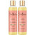 SheaMoisture Massage Oil, Illuminating Coconut & Hibiscus 2-Pack  Glow Up Essentials, 8 Oz Ea