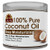 OKAY 100% Pure Coconut Oil for Hair & Skin - Coconut Oil for Women & Men, Perfect for Hair & body, Natural Massage Oil & Moisturizer - 6 fl oz Jar (P