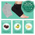 ZenToes Men's Moisturizing Cotton Sleep Socks with Vitamin E, Olive Oil and Jojoba Seed Oil to Soften and Hydrate Dry Cracked Heels (Regular, Gray an