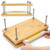 Noamus 13"x7.5" Book Press, Large Bamboo Paper Press Bookbinding, Portable Binding Supplies with Anti-Slip Mat, Handmade Flower Pressing Tools for DI