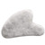 Loveliome Gua Sha Crystal Jade Stone Board for Skincare, Scraping Face Back Massage Relax Therapy Trigger Point Treatment(White Jade)