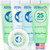 EcoEarth Hotel Toiletries Bundle (Spring Breeze, 1 oz Each, 125 Pieces) 5-Piece Set: 25 Each Round Bar Soap, Shampoo, Conditioner, Body Lotion & Body