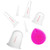 SKIN GYM Face & Body Cupping Set, 7-Piece Silicone Massage Cups for Facial and Body Therapy