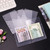A7 Clear Binder Cash Envelopes, A7 Insert with 2 Pockets for Budgeting Money,Binder Pockets Index Envelopes for 6 Ring Budgeting Binder Inserts Suppl