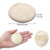 18 Packs Exfoliating Loofah Sponge Pads Mini Facial Body Bath Shower Loofah Sponge Pad Natural Exfoliating Scrubber Brush for Women Men