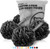WhaleLife Loofah Bath Sponges - Black Gentle Exfoliating Shower Loofah for Rich Lather, Durable Mesh Body Scrubber for Men & Women 4 Pack