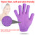 Duufin 28 Pcs Exfoliating Gloves Body Scrub Bath Gloves Exfoliator Body Wash Glove for Shower, Spa, Massage and Body Scrubs