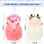 Vesici 2 Pcs Loofahs for Kids Children's Bath Loofahs Girls Toddler Cute Cartoon Bath Sponges Loofah Pouf Body Scrubber Mesh Sponges for Shower Washi