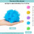 CHENGU 80 Pcs Loofah Bulk Sponge Bath Sponges for Shower Bath Luffa Bulk Pouf Shower Puff Wash Body Pouf Mesh Loofah Exfoliating Body Scrubber for Ba