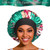 Satin Bonnet Silk Bonnet Hair Bonnet for Sleeping- 4 Pack Sleep Bonnets for Women with Wide Elastic Band for Curly Hair Braids