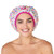Reusable Bath & Shower Cap Lined, Oversized Waterproof Shower Caps Large Designed for all Hair Lengths with PEVA Lining & Elastic Band Stretch Hem Ha