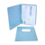 Acco Pressboard Report Cover, Prong Clip, Letter, 3" Capacity, Light Blue - (Pack of 25)