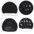 Etercycle 3 Pieces Mesh Crochet Hair Net Snoods for Women, Soft Rayon Knit Crochet Hairnet Hair Cover Accessory for Sleeping (Black)