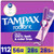 Tampax Radiant Tampons for Women Multipack, with LeakGuard Braid, Regular/Super/Super Plus Absorbency, Unscented, 112 Count (4 Packs of 28)