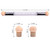 WOKOTO 4Pcs Ombre Nail Art Brush Set Double Head Nail Gradient Sponge Brushes For Nails Shading Pen Nail Brushes For Cleaning UV Gel Builder Kit Mani
