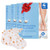 PLANTIFIQUE Korean Foot Mask with Shea Butter 4 Pairs box for Dry & Cracked Feet | Hydrating Socks for Soft Heels | Intense Moisturizing and Repairin