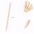 Rolabling 5PCS Orange Sticks for Nails Wooden Cuticle Pusher Sticks Manicure Pedicure Nail Care Rhinestone Picker Tool Non-Toxic,Skin-Safe Wooden Nai
