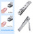 2 Pieces Nail Clipper for Thick Nails, Straight Edge Toenail Clippers, Stainless Steel Fingernail Cutters, Heavy Duty Large Wide Mouth Fingernail and