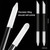 3 Pieces Glass Cuticle Pusher Cuticle Remover Glass Nail File Dual Ended Manicure Pedicure Tools for Nails Care(Transparent)