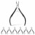 8 Pieces Cuticle Trimmer Stainless Steel Cuticle Nippers Pointed Blade Dead Skin Cutter Clipper Remover Scissors Manicure Tools for Fingernails and T