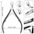 8 Pieces Cuticle Trimmer Stainless Steel Cuticle Nippers Pointed Blade Dead Skin Cutter Clipper Remover Scissors Manicure Tools for Fingernails and T