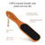 Pumice Stone Foot File - Wooden Pedicure Feet Scrubber with Handle for Callus, Dry, and Dead Skin Removal - Heel Scraper for Feet, Hands, and Body -