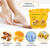 MOND'SUB Honey & Almond Nourishing Foot Masks - Foot Moisturizing Mask for Dry Skin to Deep Hydrating and Brightening Moisturize, Repair Rough Damage